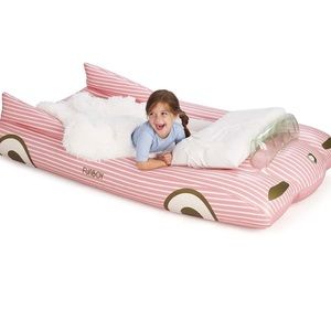 Pink Convertible Kids Sleepover Air Mattress